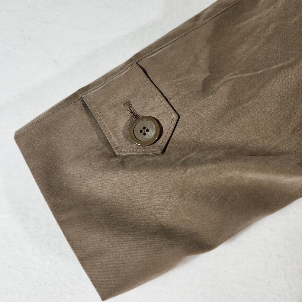Vintage London Fog Maincoat Womens Size Medium  Reg Khaki Made In USA - Picture 4 of 16